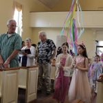 children entering